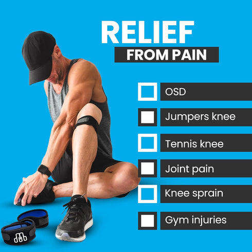 Stabilizing Patella Knee Strap | Knee Brace for Running, Cycling, Hiking, and Sports | Knee Pain Relief and Support, Knee Stabilizer Brace For Exe...
