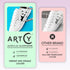 Acrylic Paint Pens - 6 Black Acrylic Paint Markers Extra Fine Tip (0.7mm) | Great for Rock Painting, Canvas, Glass, Porcelain, Fabric, Paper, Pott...