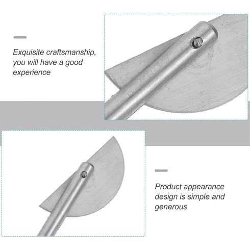 iplusmile Stainless Steel Mixing Paddle, Lab Stirring Tool, Laboratory Stirring Rod for Chemistry Science Experimental Flask Stirring Bar Lab Stir...