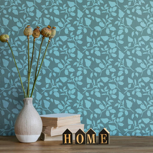GSS Designs Flourish Leaf Stencils for Painting on Wood Canvas Paper Fabric Floor Wall and Tile - Foliage Stencils 12x12 Inches - Reusable DIY Art...