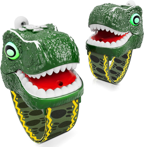 Dinosaur Walkie Talkies for Kids 2 Pack Camping Gear T-Rex Outdoor Toys for Boys Age 3-12 Year Old 3 Channel Long Range Birthday Gifts Halloween C...