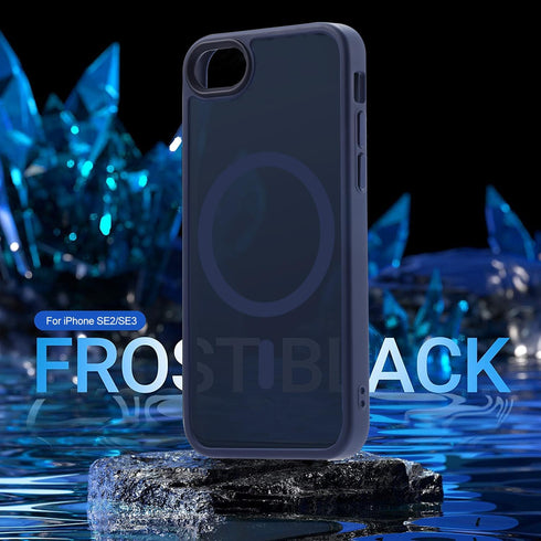 for iPhone SE 2022/iPhone SE 2020/iPhone 8 Magnetic Case, Built in Magnets Compatible with MagSafe, Translucent Matte Hard PC Back Cover for iPhon...