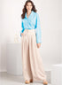 Simplicity Misses' Button Down Shirt, Pants and Shorts Sewing Pattern Kit, Code S9715, Sizes 8-10-12-14-16, Multicolor...