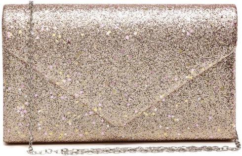 Dasein Women Glitter Evening Bags Formal Clutches Wedding Purses Party Dressy Clutch Purse Cocktail Prom Handbags...