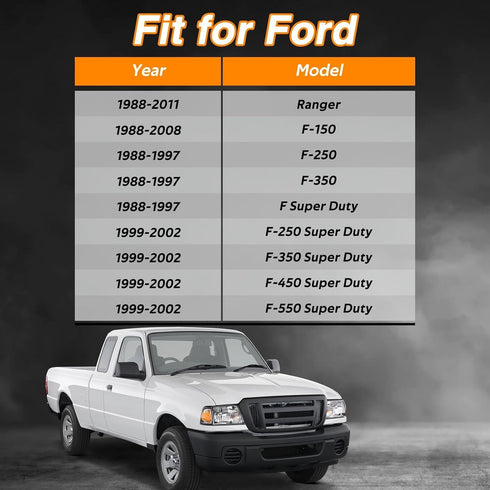 5 Speed Manual Transmission Shift Knob Compatible with Ford Ranger F-150 F-250 F-350 Super Duty Bronco Explorer Aerostar E-150 E-250 E-350 Replace...