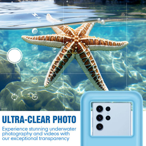 Waterproof Phone Pouch Floating - 8.5in Waterproof Phone Case for Beach Travel Must Haves, 2 Pack Underwater Cell Phone Holder with Lanyard for iP...