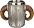 Stainless Steel Skull Mug Viking Drinking Cup Skeleton Resin Beer Stein Tankard Coffee Mug Tea Cup Halloween Bar Drinkware Gift...