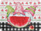 Summer Gnomes Dish Drying Mat 18x24 Inch ,Watermelon Fruit Buffalo Plaid Kitchen Dry Mats with Loop Absorbent Foldable Dishes Pad for Sink Counter...