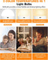 Battery Operated Light Bulb with Remote Control 1800K...