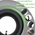 2.80/2.50-4" Replacement Tire Inner Tubes, 2 Pack Heavy Duty 2.80 2.50-4/280/250-4 Inner Tube with Bent Valve for Scooters, Hand Trucks, Wheelbarr...