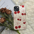 for iPhone 14 Plus Case,HH2 Red Cherry Bows Hybrid 2 Layer Hard Shell Silicone Protective Pattern Design Case...