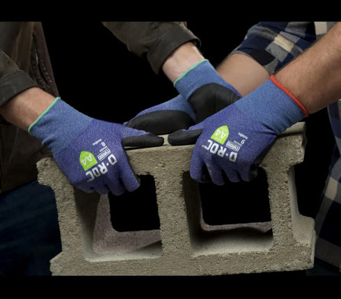 MAGID Touchscreen Level A4 Cut Resistant Work Gloves, 1 PR, Polyurethane Coated, Size 8/M, AeroDex Shell (50% Lighter than HPPE), Reusable, 18-Gau...