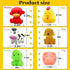 Bath Toys for Kids 1-3 2-4 - No Hole Infant Baby Bath Toys for 6-12-18-24 Months Bathtub Tub Water Pool Shower Toys for 1 2 3 4 Year Old Boys Chil...
