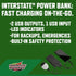 Interstate Batteries Power Bank Charger 10000mAh Portable Charge for Cell Phones, Electronics, Emergencies (5V, 10Ah) LED USB Power Battery Pack O...