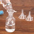 JOHOUSE 50PCS Small Funnels for Filling Small Bottles, Mini Clear Plastic Funnel for Sand Art, Lab Bottles, Perfumes, Essential Oils, Ink, Spices,...