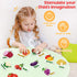 90 Felt Pieces Fruit Vegetable Felt Flannel Board Pieces Learning Fruit Vegetable with Name, Cute Educational Learning Toys Kids Interactive Story...