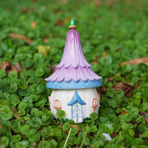 Fairy Garden House Mini Garden - Resin Cute Fairy Garden House Garden Decor for Outside Outdoor Garden Decorations Yard Decorations Outdoor 3.25 *...