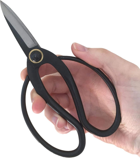 Garden Guru Professional Bonsai Scissors 180mm - Traditional Butterfly Bonsai Pruner Shear for Precise Trimming Pruning and Deadheading of Flowers...