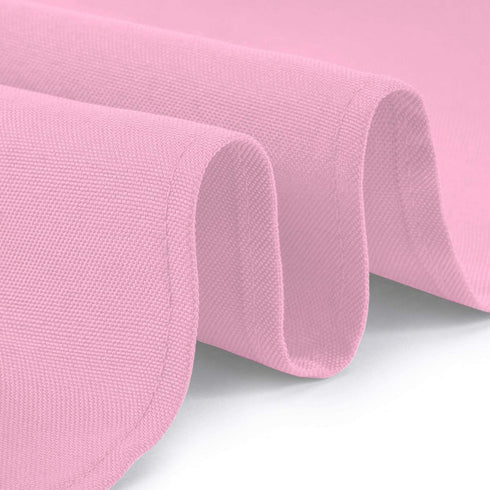 Square Tablecloth - 54 x 54 Inch Pink - Polyester - Perfect for 6 Foot Table, Parties, Holidays & More...