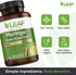 B'LEAF NATURE Organic Moringa Pure Capsules 1000mg, 180 Count – Moringa Capsules with Organic Olefeira Powder for Immune Support, Energy & Balance...