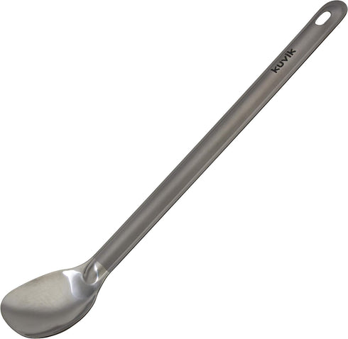 Kuvik's Titanium Spoon - Ultralight and Compact for Backpacking, Camping, and Hiking...