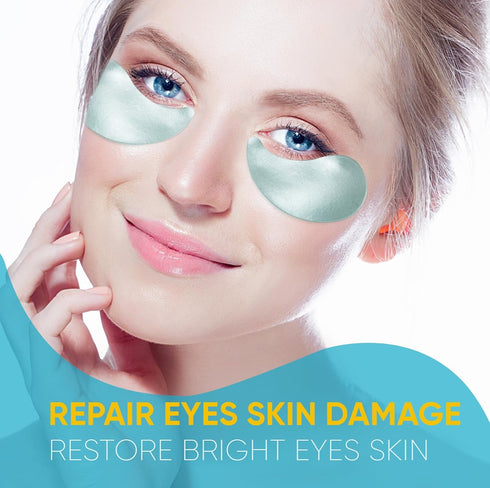 Anti-Aging Under Eye Patches for Wrinkles: 30 Pairs Retinol Collagen Gel Eye Pads - Reduces Dark Circles, Eye Bags & Puffiness, Fine Lines Smoothi...