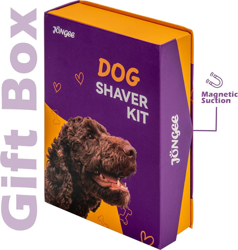 Dog Grooming Kit, Dog Clipper for Grooming, Rechargeable Cordless Dog Shaver with Alloy Steel Ceramic Blade, IPX7 Waterproof Dog Hair Trimmer...