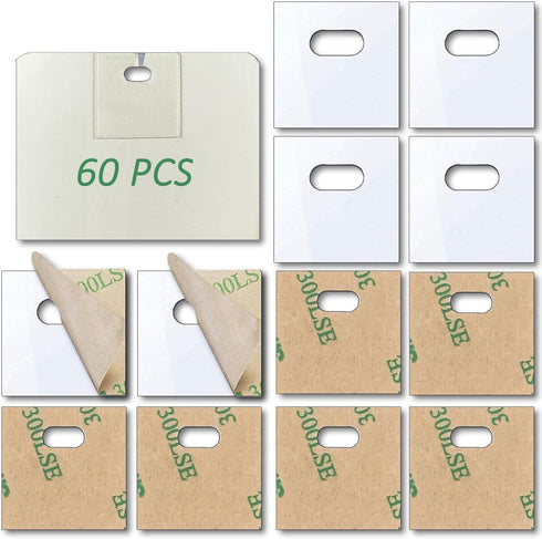 60 PCS Vertical Blind Repair Tabs Kit Clear Fixer Verticle Blinds Snap in Replacement Slats Parts Panels...