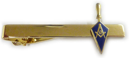 Trowel Masonic Freemason Tool Masonry Square Compass Suit Work Tie Bar Clip...
