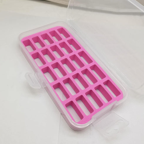 HONEYSEW Bobbin Case for Bernina New 7 and 8 Series Jumbo Bobbin Sewing Bobbin Storage Case and Saver Holds 25 Bobbins Box Organizer (Bernina 7 an...