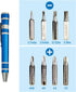 SWATOM 8 in 1 Mini Screwdriver Set Small Screwdrivers Pen Magnetic Repair Tools EDC Compact Precision Gadgets for Computer Eyeglasses Daily Home I...