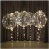 Lightsfever warm white led balloons with batteries, wedding proposal decorations clear transparent for helium or air, birthday party, halloween de...