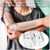 Goniometer 12 inch, Transparent Orthopedic Angle Ruler Plastic Goniometer, 360 Degree Clear Protractor Physical Therapy for Body Measuring Tape Go...
