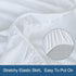 SPRINGSPIRIT Twin Mattress Protector Waterproof, Twin Mattress Pad Cover Fitted up to 14'' Depth Pocket Bed Fitted Sheet...