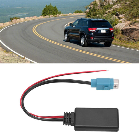 Acouto Car Bluetooth 5.0 Radio AUX in ABS Adapter Audio Cable Replacement for Alpine KCE?236B CDE9885 9887 Bluetooth AUX in Cable CDA-9886R CDA-98...
