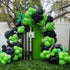 144Pcs Video Game Balloon Arch Garland Kit Green Black Silver Explosion Star Game Controller Mylar Balloons for Boys Kids Game On Level Favor Them...