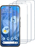 3 Pack Google Pixel 8a Screen Protector,9H Tempered Glass Film,Fingerprint Unlock Support, Full Coverage HD Clear Anti Scratch Bubble-Free Case Fr...