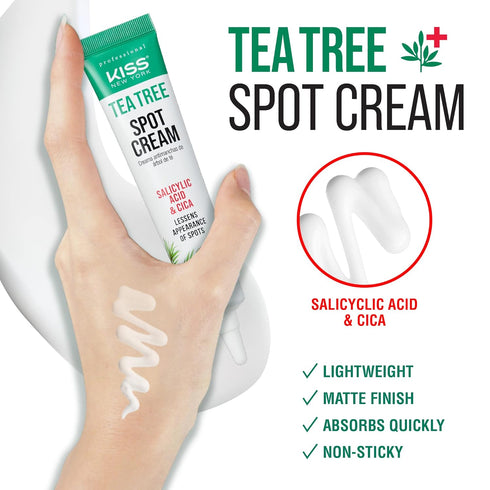 Tea Tree Spot Cream Korean Skincare Lightweight Face Spot Cream for Blemishes...