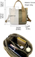 Handbag for Women Small Multi-Pockets, Canvas Mini Tote Shoulder Bags with Zipper, Satchel Hobo Bag for Travel Work...