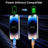 USB C to USB C Cable 2 Pack,60W 3A Fast Charging USB C Charger Cable (180°, Blue&Brown, 2pack-3.3+6.6ft)...