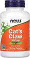 NOW Supplements, Cat's Claw 500 mg, Non-GMO Project Verified, Herbal Supplement, 100 Veg Capsules...
