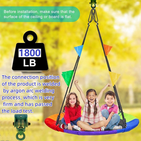 Stainless Steel Swing Hanger 1500LB Capacity for Swing Seat Porch Yoga Hammock Chair Sandbag Indoor Outdoor ?Bule...