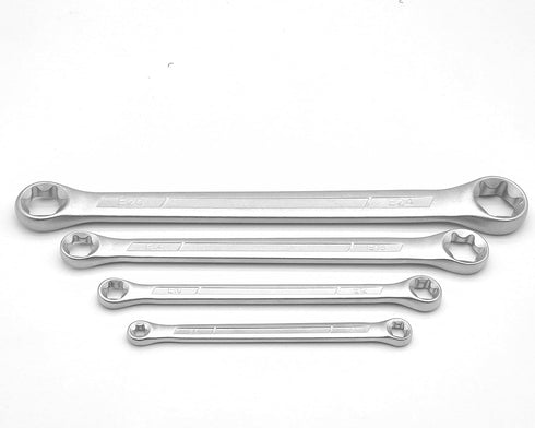 4 Piece TRX-Star E-Torx Box Wrench Set, E6 E8 E10 E12 E14 E18 E20 E24 Torx Tork Set...