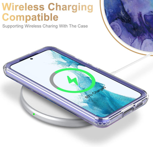 Esdot Compatible with Samsung Galaxy S22 Plus Case,Passing 21ft Drop Test,with Fashionable Designs for Women Girls,Protective Phone Case for Galax...