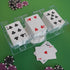 DNB Revolving Playing Card Tray - 9 Deck Plastic Rotating Canasta Card Holder...