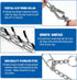 Dog Prong Collar, Dog Pinch Training Collar with Quick Release Clip, Adjustable Stainless Steel Links with Rubber Tips, Choke Collar for Small Med...