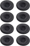 Tvoip 4 Pair Ear Cushions Leatherette Spare Replacement Earpads for Plantronics Supra Plus Encore and Most Standard Size 50mm Office Telephone Hea...