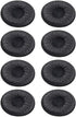 Tvoip 4 Pair Ear Cushions Leatherette Spare Replacement Earpads for Plantronics Supra Plus Encore and Most Standard Size 50mm Office Telephone Hea...