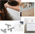 Ravinte 1 Piece Silver T Bar Cabinet Knobs 2 Inch Dresser Knobs Brushed Nickel Single Hole Drawer Knobs Cabinet Handles...