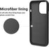 OTOFLY Designed for iPhone 14 Pro Case, Silicone Shockproof Slim Thin Phone Case for iPhone 14 Pro 6.1 inch (Black)...